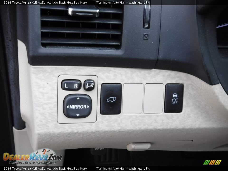 2014 Toyota Venza XLE AWD Attitude Black Metallic / Ivory Photo #13