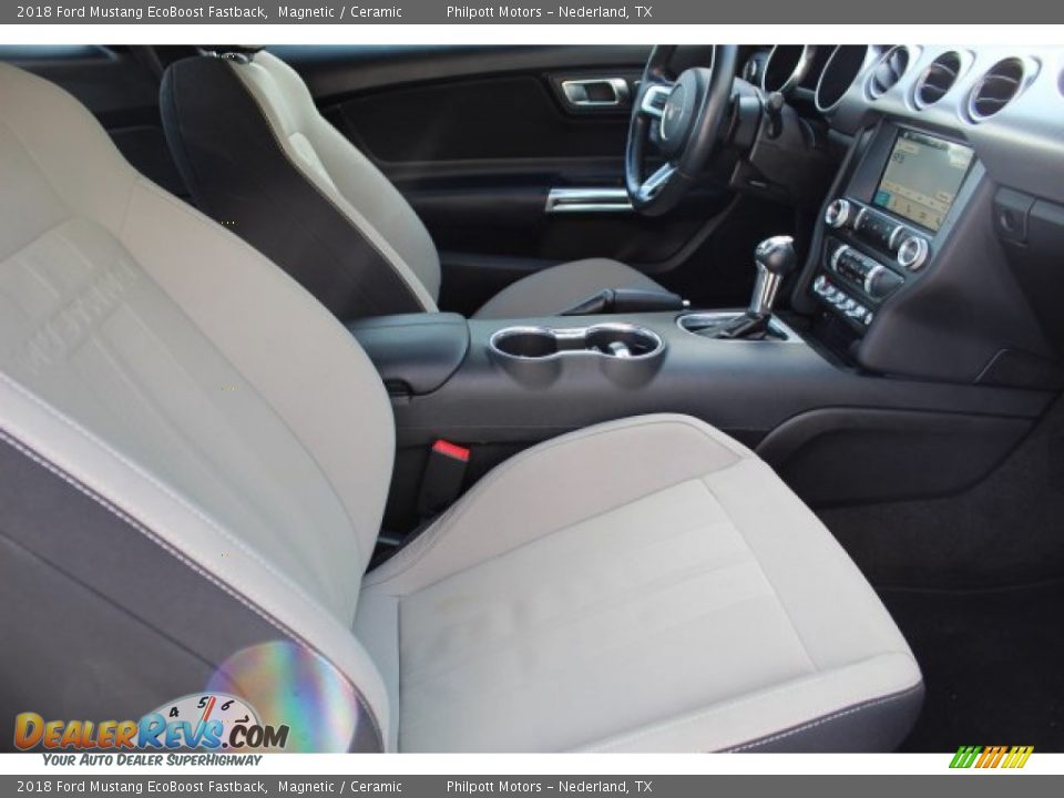 2018 Ford Mustang EcoBoost Fastback Magnetic / Ceramic Photo #24