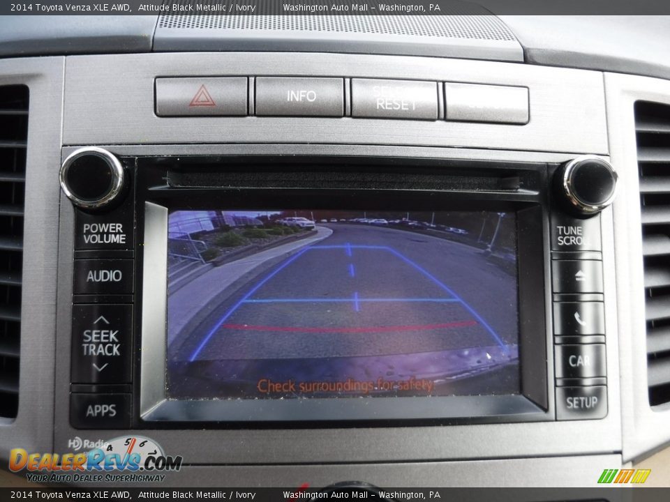 2014 Toyota Venza XLE AWD Attitude Black Metallic / Ivory Photo #19