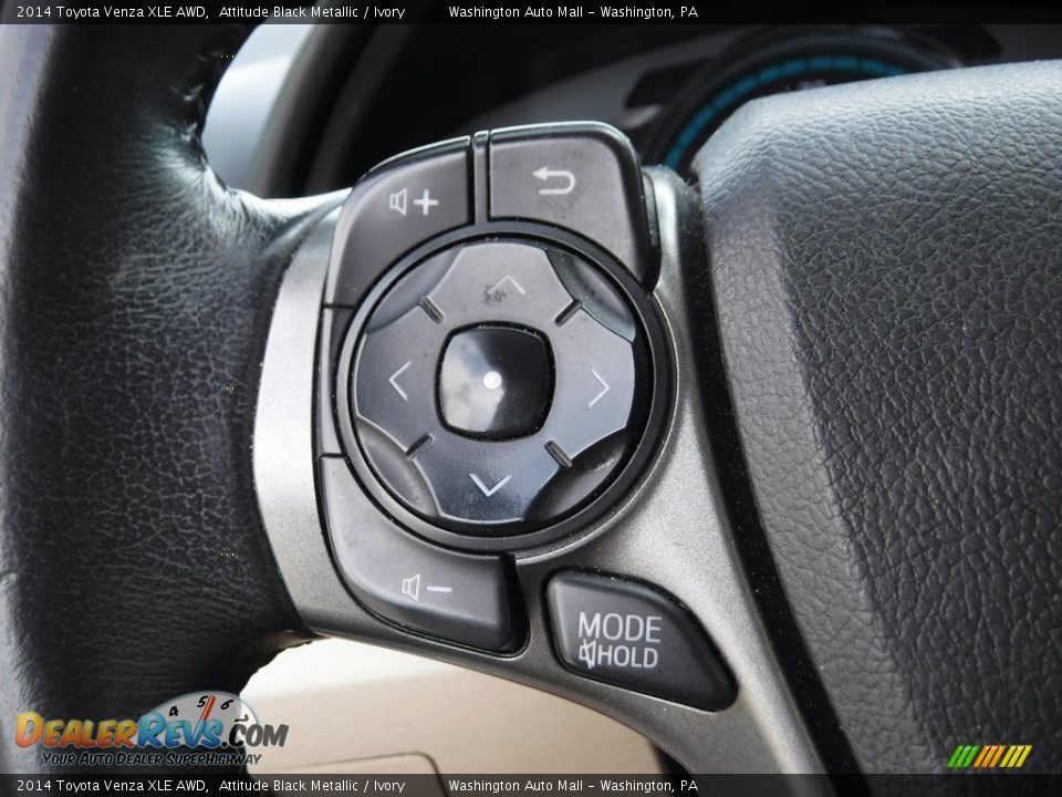 2014 Toyota Venza XLE AWD Attitude Black Metallic / Ivory Photo #20