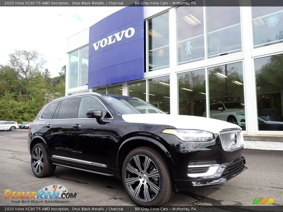 Front 3/4 View of 2020 Volvo XC90 T6 AWD Inscription Photo #1