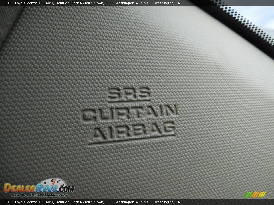 2014 Toyota Venza XLE AWD Attitude Black Metallic / Ivory Photo #22