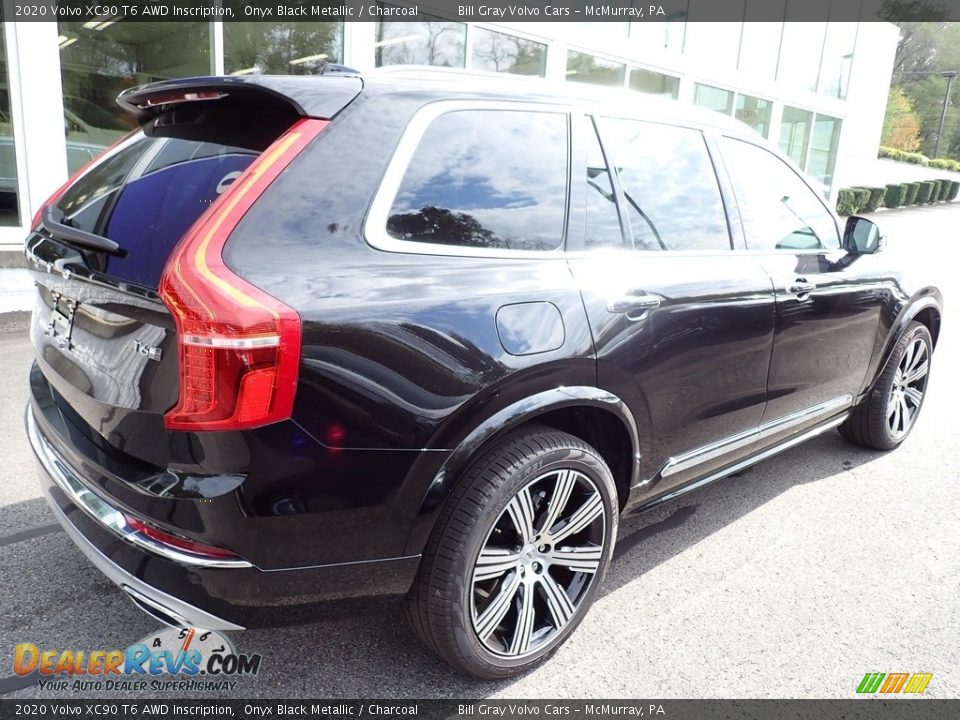 2020 Volvo XC90 T6 AWD Inscription Onyx Black Metallic / Charcoal Photo #2
