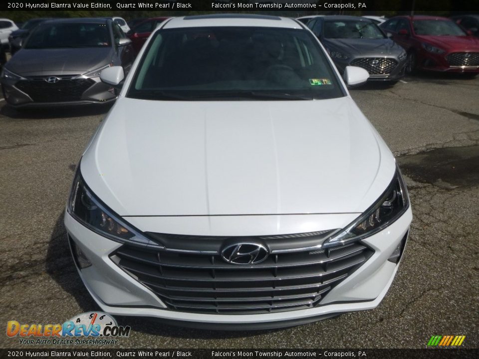 2020 Hyundai Elantra Value Edition Quartz White Pearl / Black Photo #4