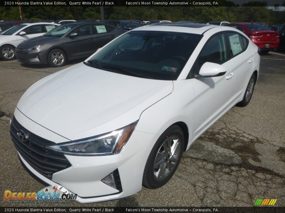 2020 Hyundai Elantra Value Edition Quartz White Pearl / Black Photo #5