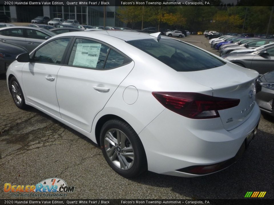 2020 Hyundai Elantra Value Edition Quartz White Pearl / Black Photo #6