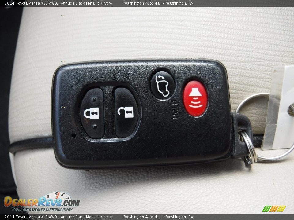 2014 Toyota Venza XLE AWD Attitude Black Metallic / Ivory Photo #26