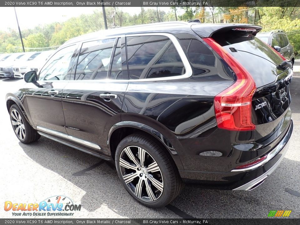 2020 Volvo XC90 T6 AWD Inscription Onyx Black Metallic / Charcoal Photo #4