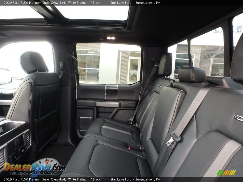 2019 Ford F150 Platinum SuperCrew 4x4 White Platinum / Black Photo #11