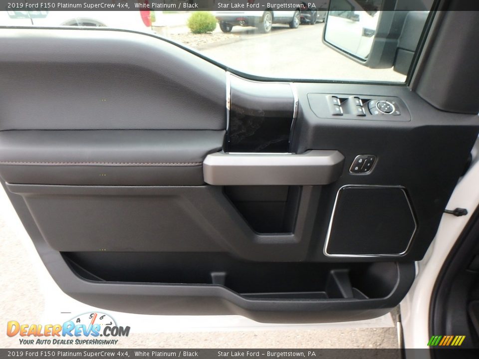 2019 Ford F150 Platinum SuperCrew 4x4 White Platinum / Black Photo #13