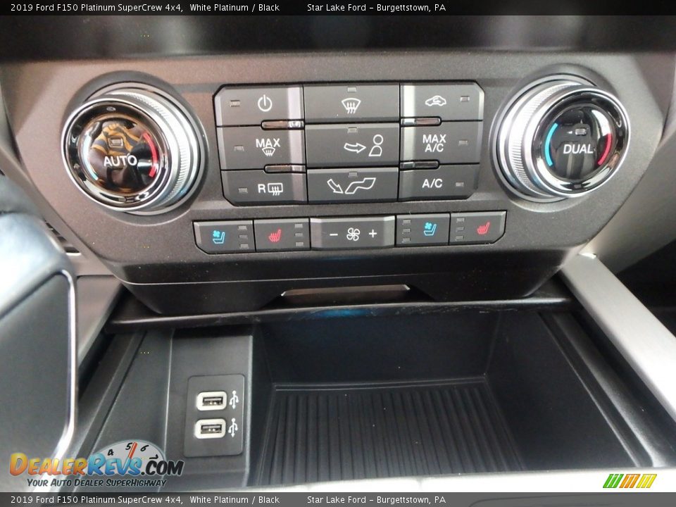 2019 Ford F150 Platinum SuperCrew 4x4 White Platinum / Black Photo #18