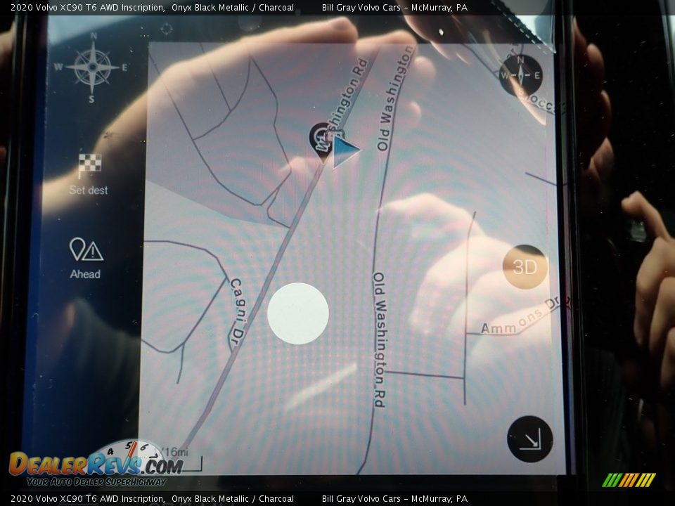 Navigation of 2020 Volvo XC90 T6 AWD Inscription Photo #13