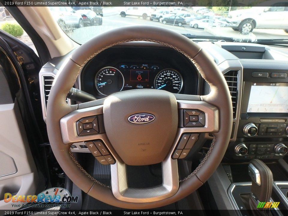2019 Ford F150 Limited SuperCrew 4x4 Steering Wheel Photo #14
