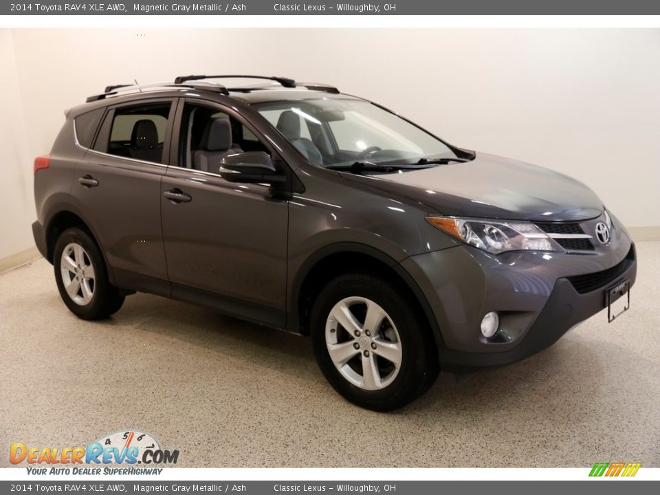 2014 Toyota RAV4 XLE AWD Magnetic Gray Metallic / Ash Photo #1