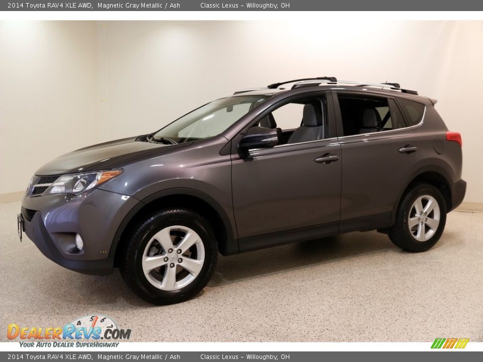 2014 Toyota RAV4 XLE AWD Magnetic Gray Metallic / Ash Photo #3