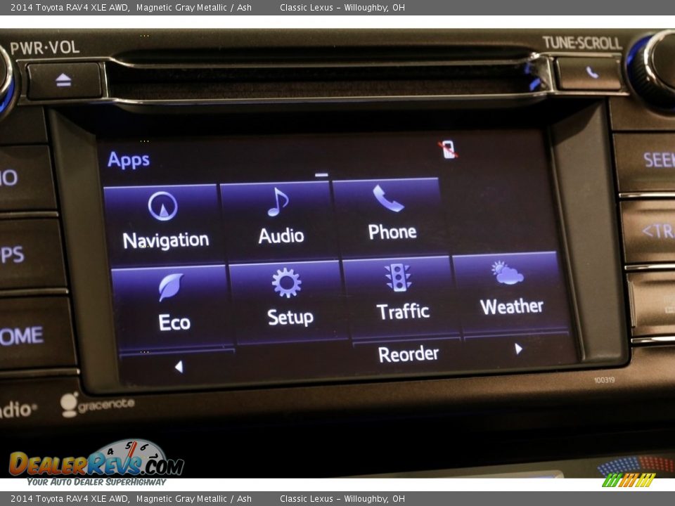 2014 Toyota RAV4 XLE AWD Magnetic Gray Metallic / Ash Photo #10