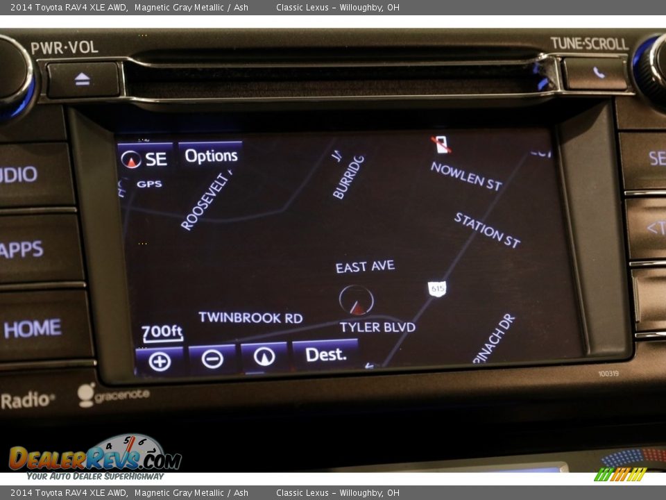 2014 Toyota RAV4 XLE AWD Magnetic Gray Metallic / Ash Photo #11