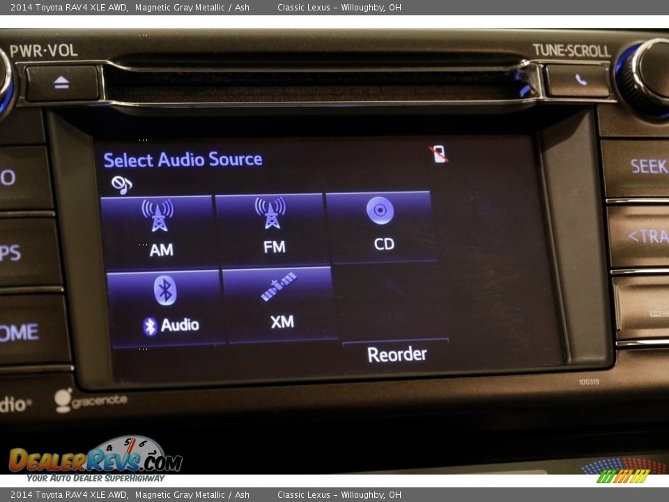2014 Toyota RAV4 XLE AWD Magnetic Gray Metallic / Ash Photo #12
