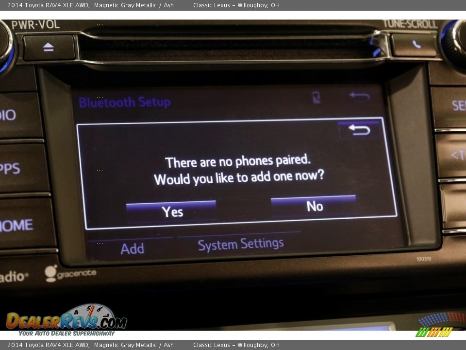 2014 Toyota RAV4 XLE AWD Magnetic Gray Metallic / Ash Photo #13