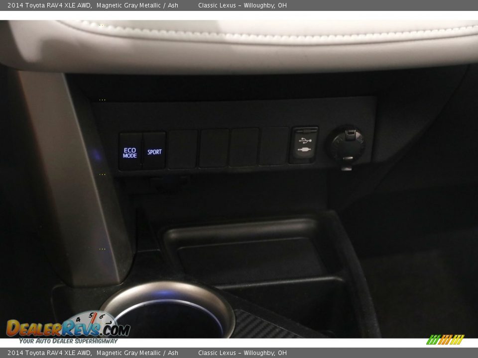 2014 Toyota RAV4 XLE AWD Magnetic Gray Metallic / Ash Photo #14