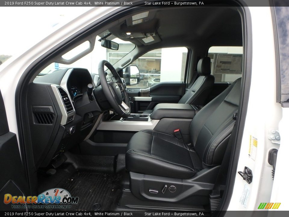 2019 Ford F250 Super Duty Lariat Crew Cab 4x4 White Platinum / Black Photo #10