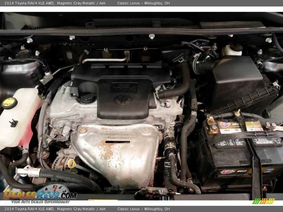 2014 Toyota RAV4 XLE AWD Magnetic Gray Metallic / Ash Photo #20