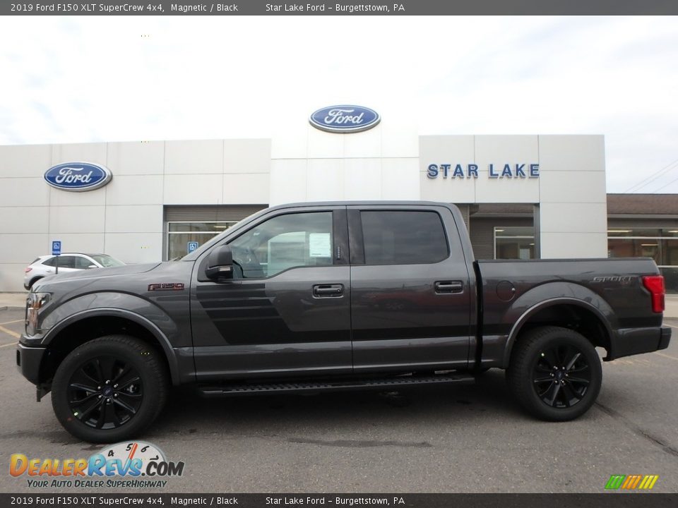 2019 Ford F150 XLT SuperCrew 4x4 Magnetic / Black Photo #1