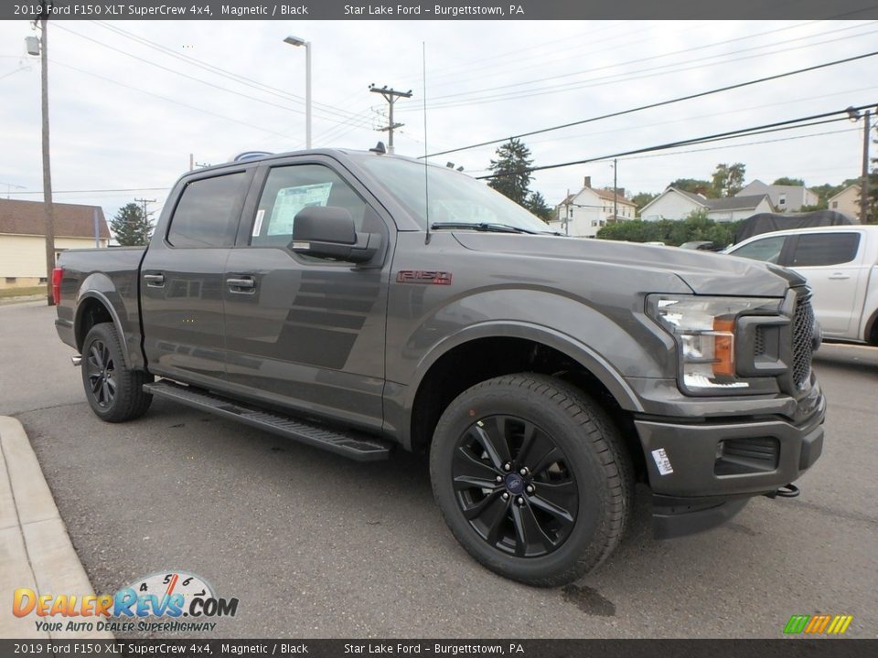 2019 Ford F150 XLT SuperCrew 4x4 Magnetic / Black Photo #3