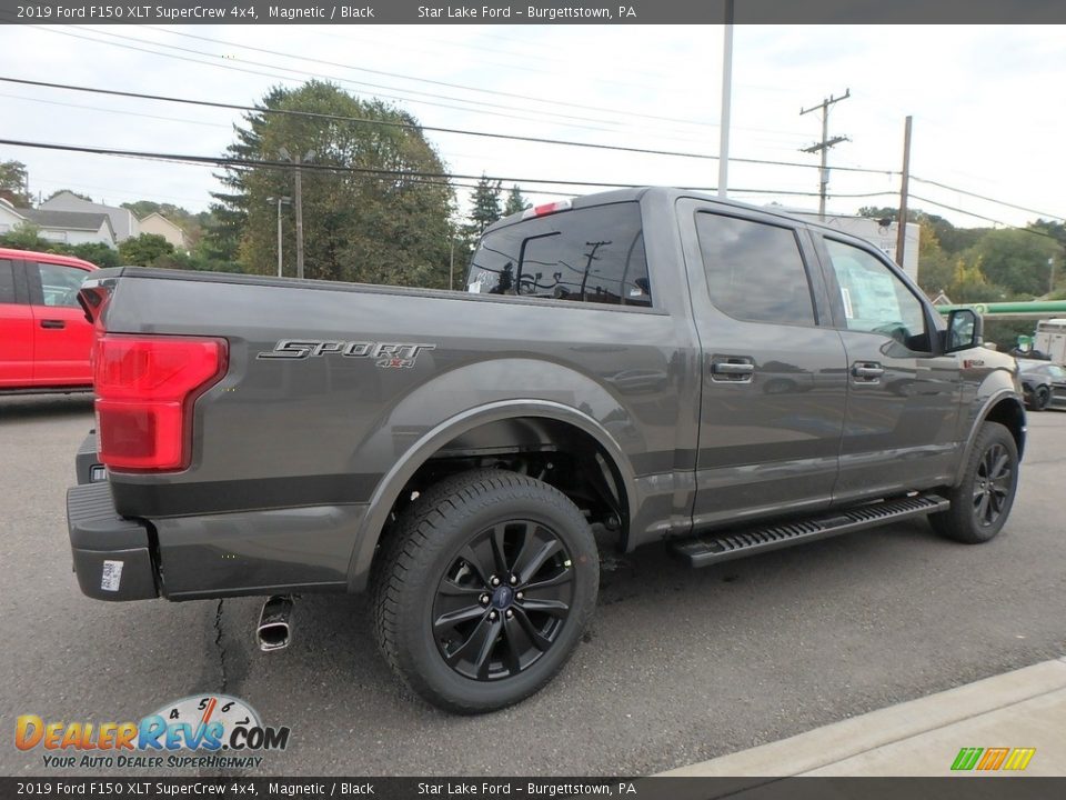 2019 Ford F150 XLT SuperCrew 4x4 Magnetic / Black Photo #5