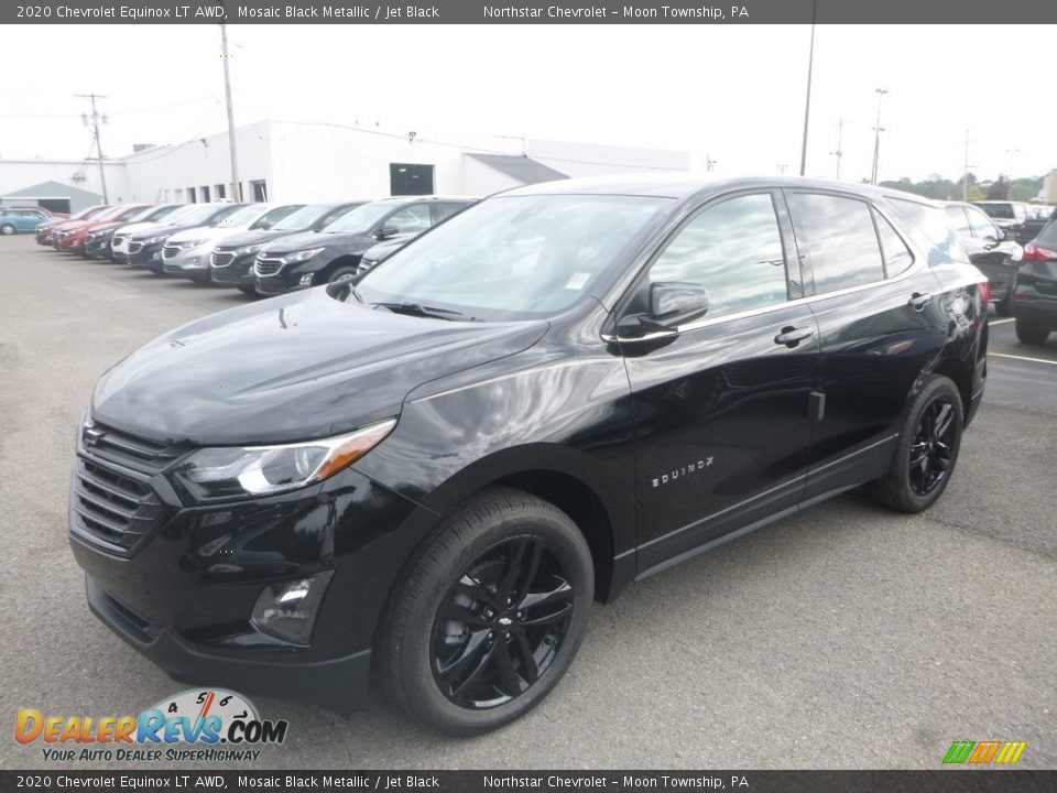 2020 Chevrolet Equinox LT AWD Mosaic Black Metallic / Jet Black Photo #1