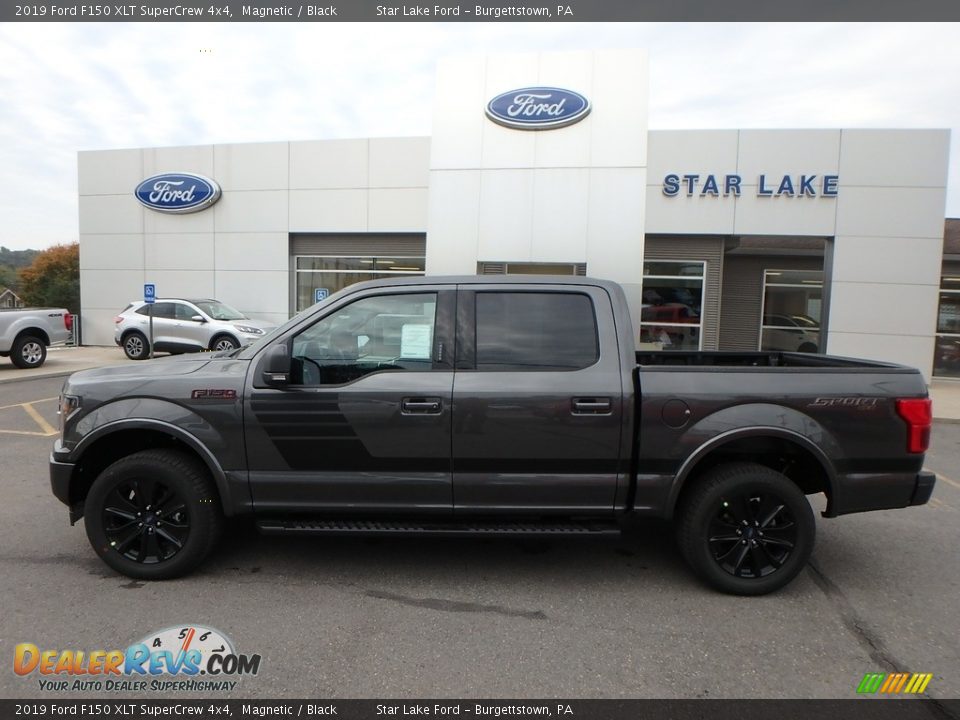 2019 Ford F150 XLT SuperCrew 4x4 Magnetic / Black Photo #8