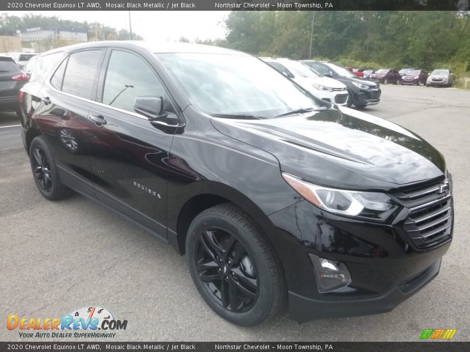 2020 Chevrolet Equinox LT AWD Mosaic Black Metallic / Jet Black Photo #7