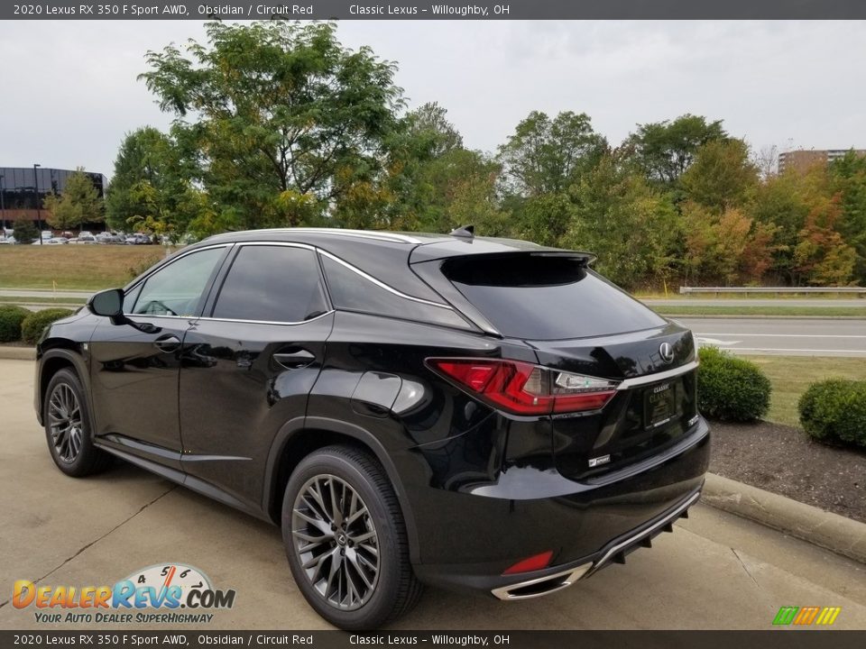 Obsidian 2020 Lexus RX 350 F Sport AWD Photo #4