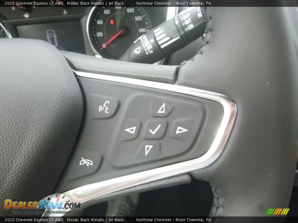 2020 Chevrolet Equinox LT AWD Mosaic Black Metallic / Jet Black Photo #19