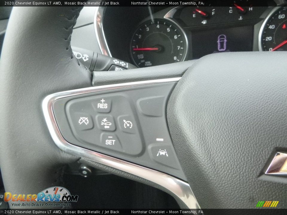 2020 Chevrolet Equinox LT AWD Mosaic Black Metallic / Jet Black Photo #20