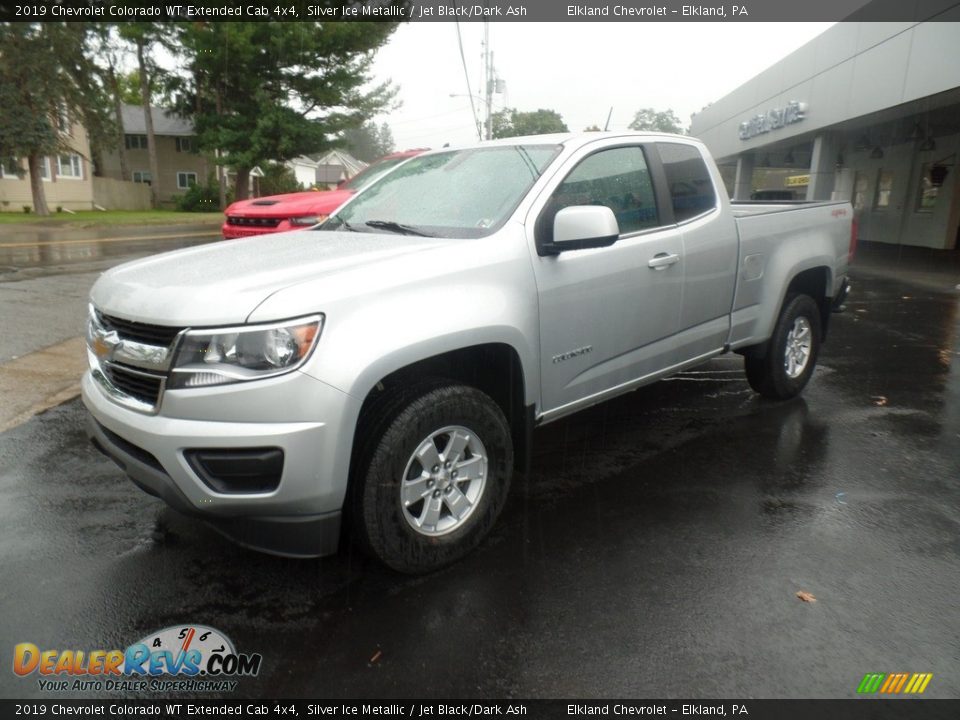 2019 Chevrolet Colorado WT Extended Cab 4x4 Silver Ice Metallic / Jet Black/Dark Ash Photo #1