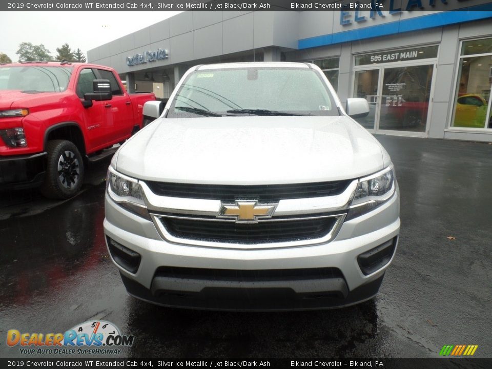 2019 Chevrolet Colorado WT Extended Cab 4x4 Silver Ice Metallic / Jet Black/Dark Ash Photo #2