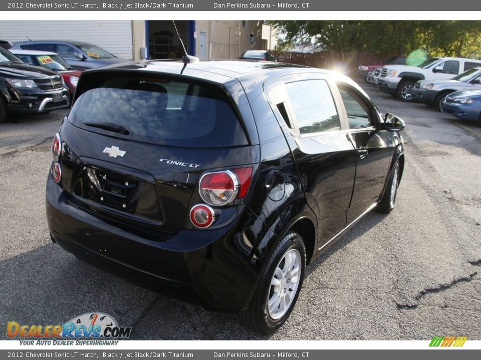 2012 Chevrolet Sonic LT Hatch Black / Jet Black/Dark Titanium Photo #5