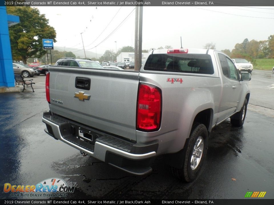 2019 Chevrolet Colorado WT Extended Cab 4x4 Silver Ice Metallic / Jet Black/Dark Ash Photo #4