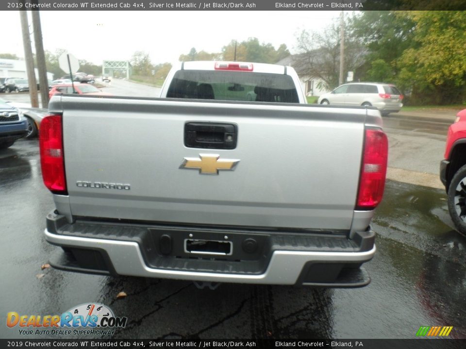 2019 Chevrolet Colorado WT Extended Cab 4x4 Silver Ice Metallic / Jet Black/Dark Ash Photo #5