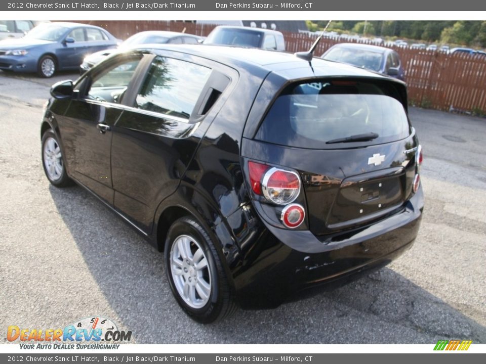 2012 Chevrolet Sonic LT Hatch Black / Jet Black/Dark Titanium Photo #7