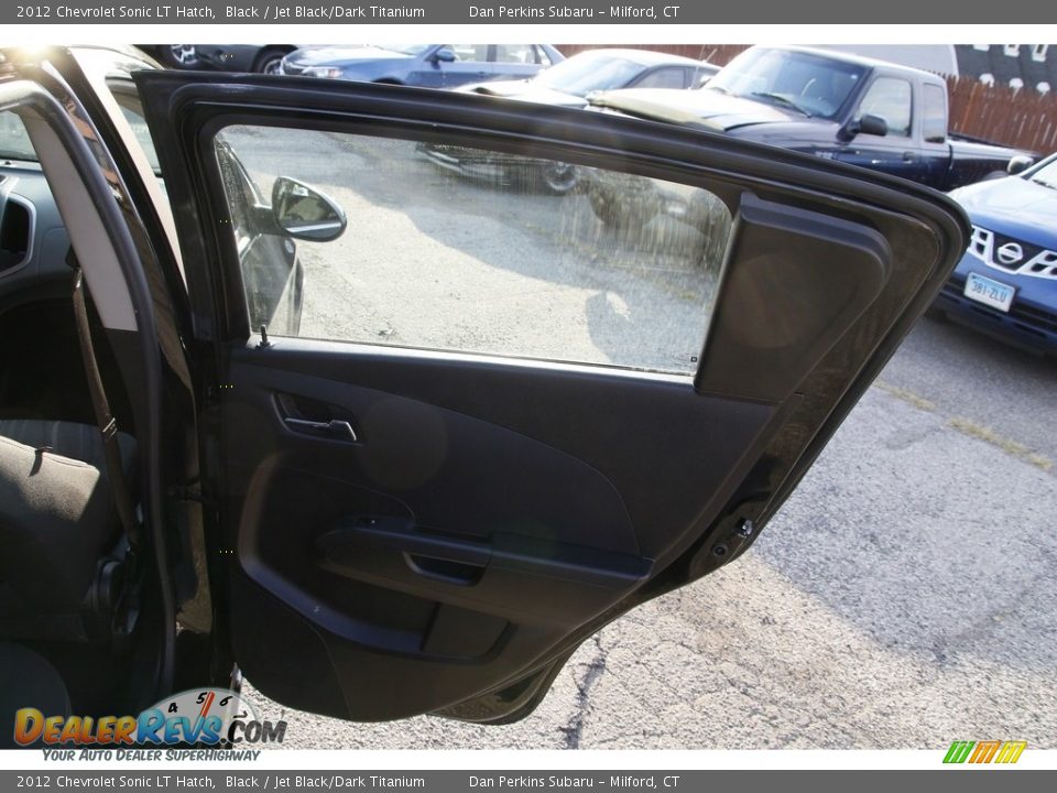 2012 Chevrolet Sonic LT Hatch Black / Jet Black/Dark Titanium Photo #14