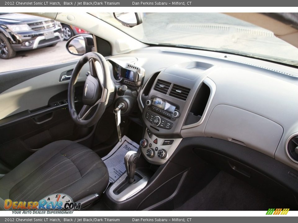 2012 Chevrolet Sonic LT Hatch Black / Jet Black/Dark Titanium Photo #15