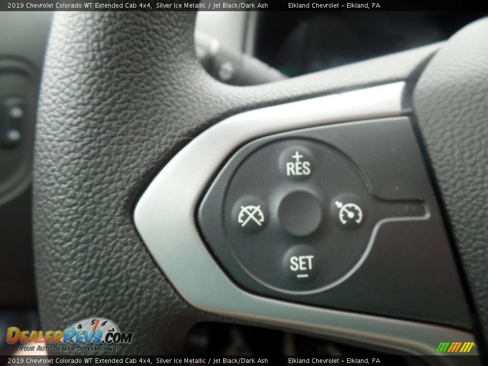 2019 Chevrolet Colorado WT Extended Cab 4x4 Silver Ice Metallic / Jet Black/Dark Ash Photo #16