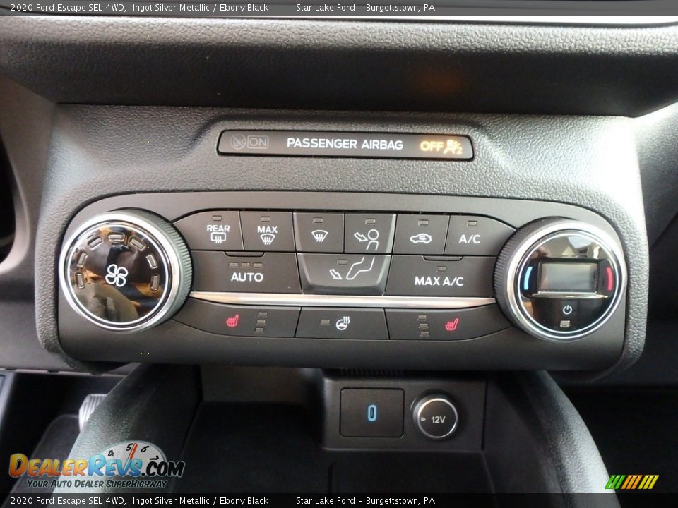 2020 Ford Escape SEL 4WD Ingot Silver Metallic / Ebony Black Photo #18
