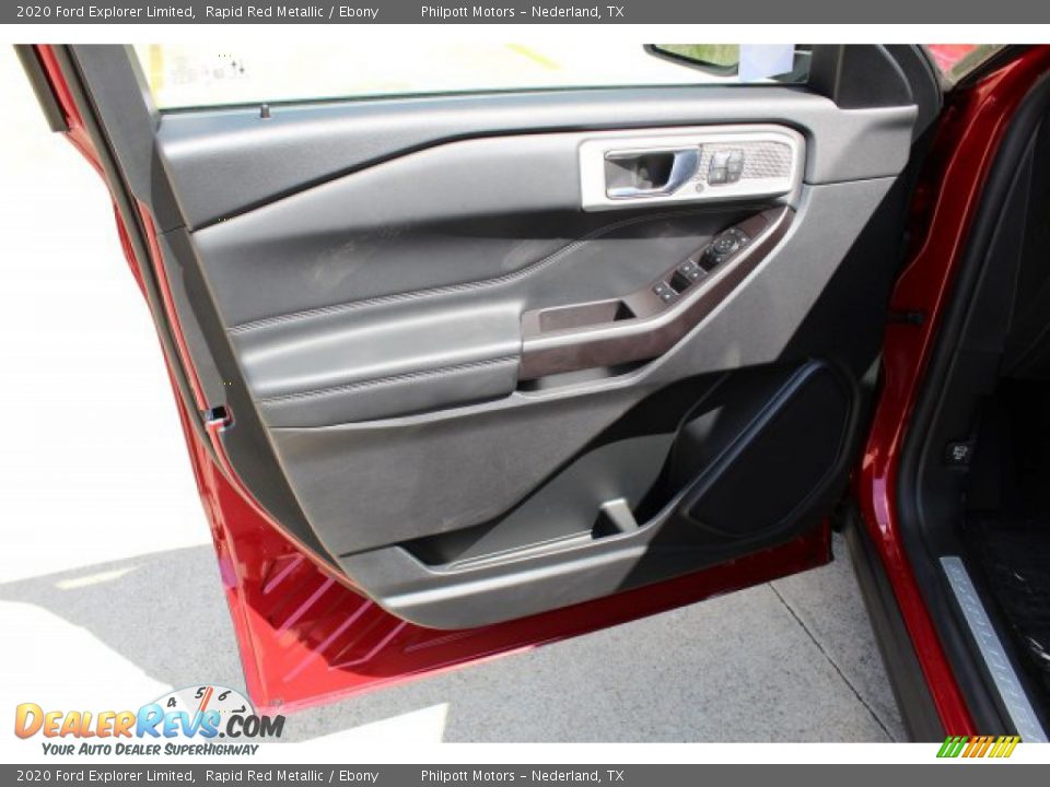 2020 Ford Explorer Limited Rapid Red Metallic / Ebony Photo #9