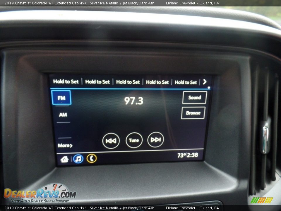 2019 Chevrolet Colorado WT Extended Cab 4x4 Silver Ice Metallic / Jet Black/Dark Ash Photo #21