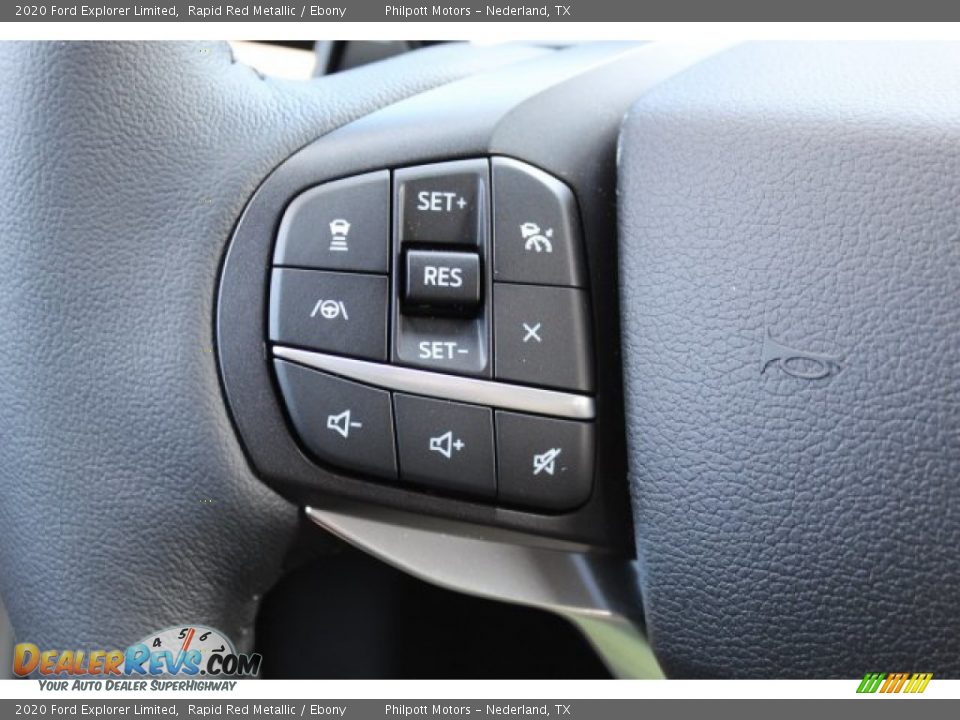 2020 Ford Explorer Limited Rapid Red Metallic / Ebony Photo #12