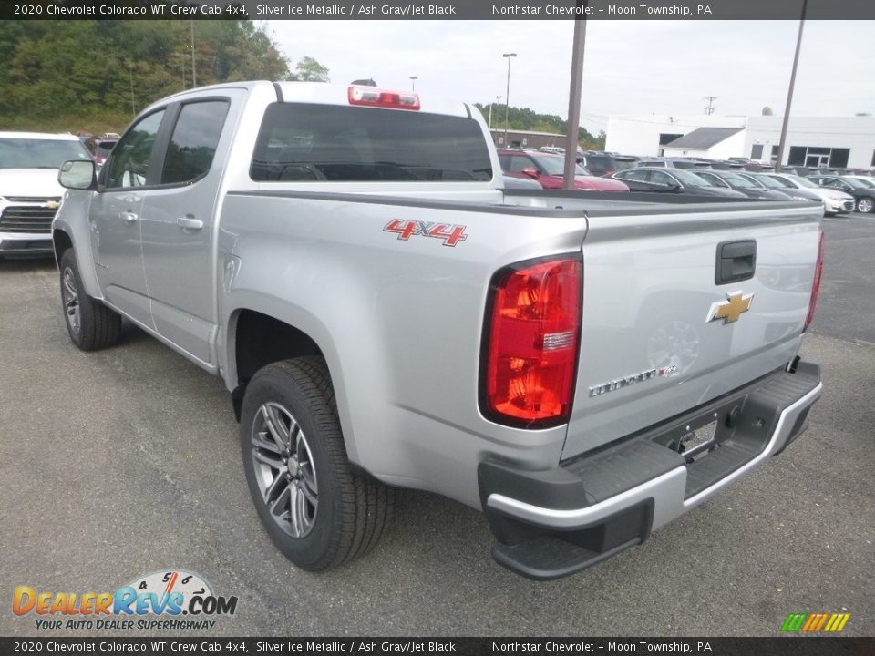 2020 Chevrolet Colorado WT Crew Cab 4x4 Silver Ice Metallic / Ash Gray/Jet Black Photo #3