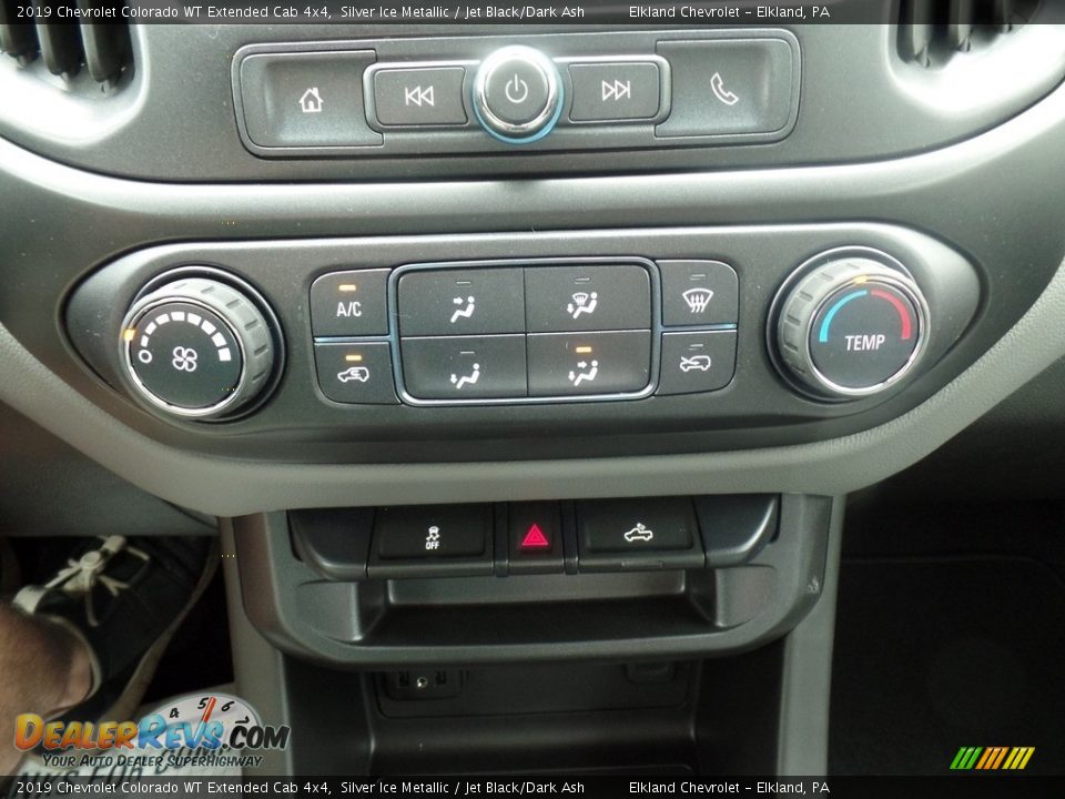2019 Chevrolet Colorado WT Extended Cab 4x4 Silver Ice Metallic / Jet Black/Dark Ash Photo #23